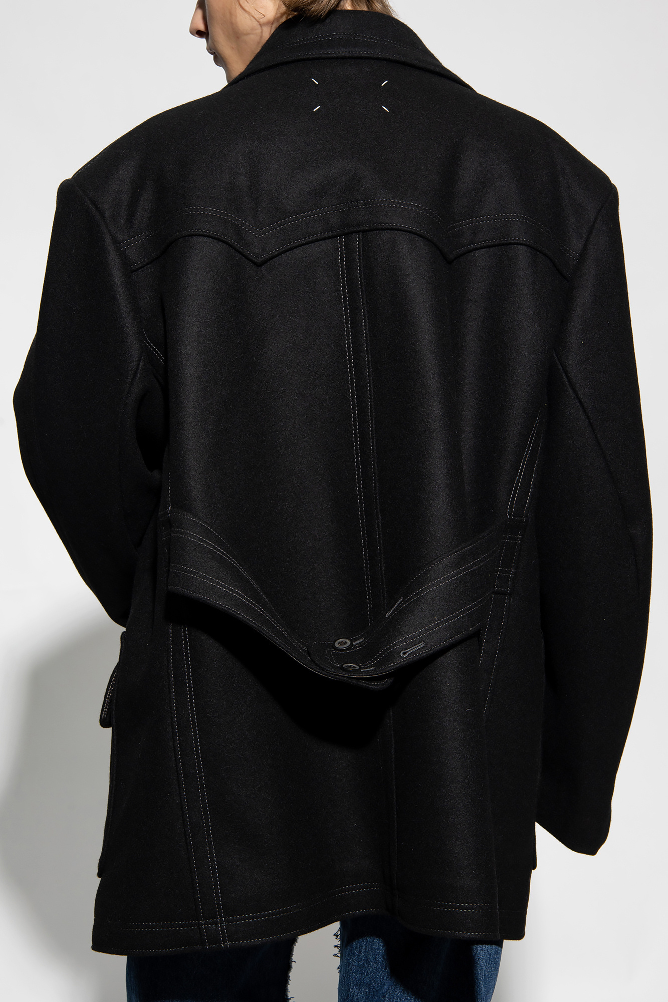 Maison Margiela Double Breasted Coat Men S Clothing Vitkac